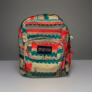 flamingo patern jansport backpack Big Student while the adjustable backpack straps allow you to carry the bag comfortably Animal Print Jansport Back Pack